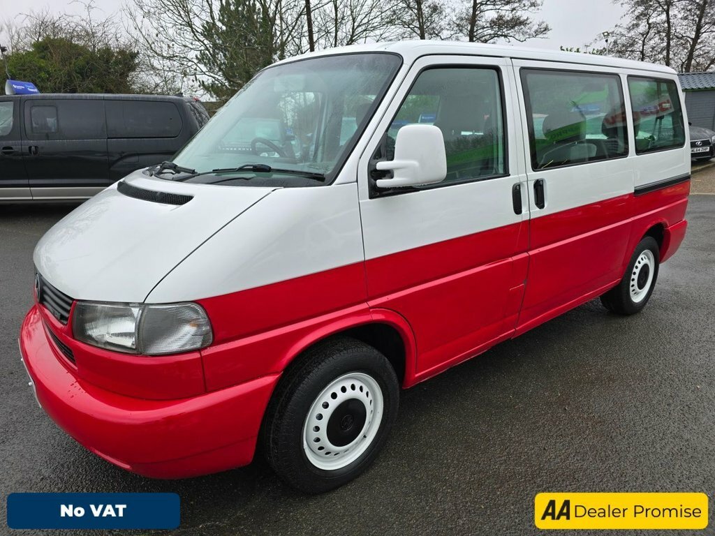 Volkswagen Caravelle 2.5 Variant 8 Seater Swb Tdi 101 Bhp In Red And Wh Red #6