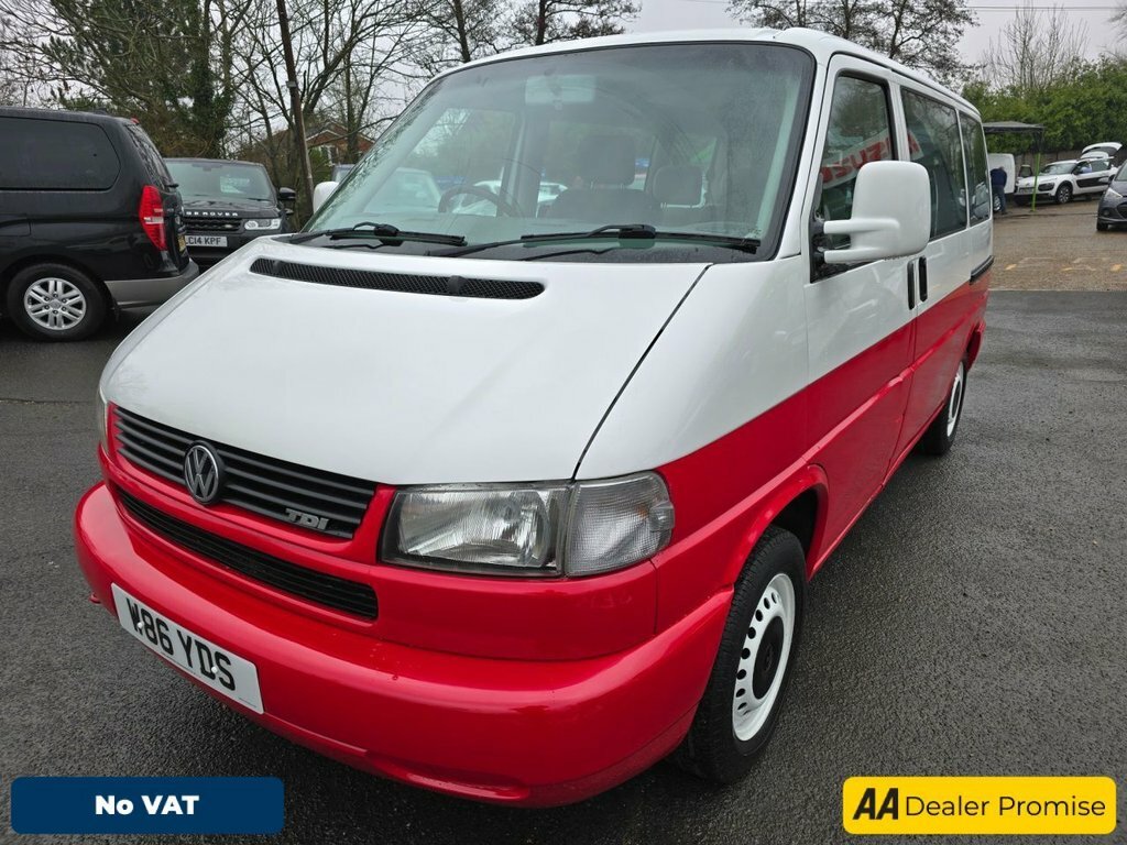Volkswagen Caravelle 2.5 Variant 8 Seater Swb Tdi 101 Bhp In Red And Wh Red #5