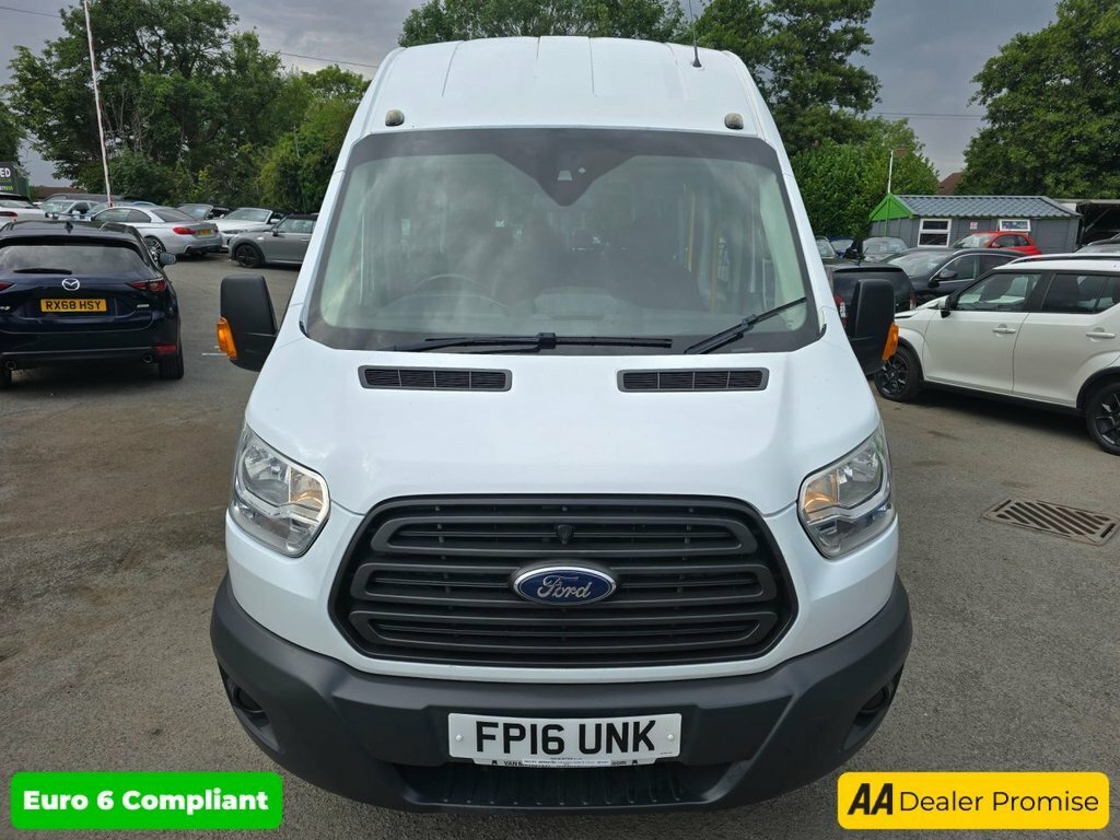 Ford Transit Custom Minibus FP16UNK White #4