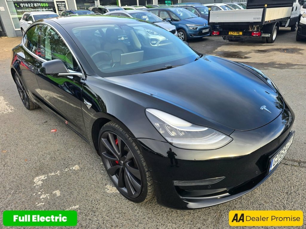 Tesla Model 3 Saloon GD69GYP Black #2