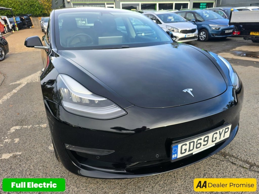 Tesla Model 3 Saloon GD69GYP Black #3