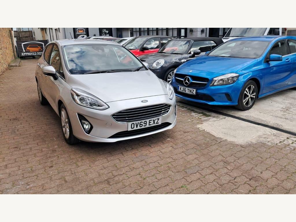 Ford Fiesta 1.0T Ecoboost Titanium Euro 6 S S OV69EXZ Silver #3