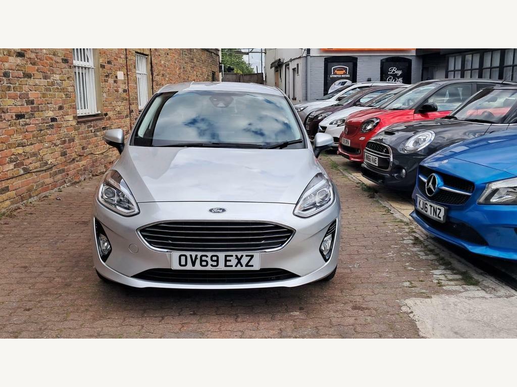 Ford Fiesta 1.0T Ecoboost Titanium Euro 6 S S OV69EXZ Silver #2
