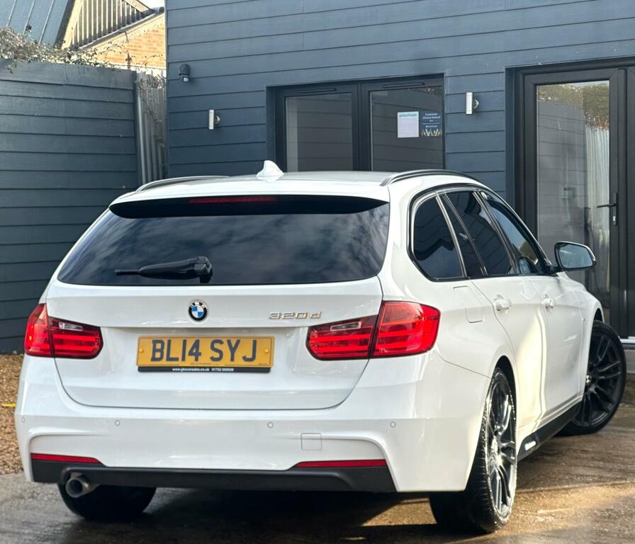 BMW 3 Series 2.0 320D M Sport Touring Euro 5 Ss BL14SYJ White #3