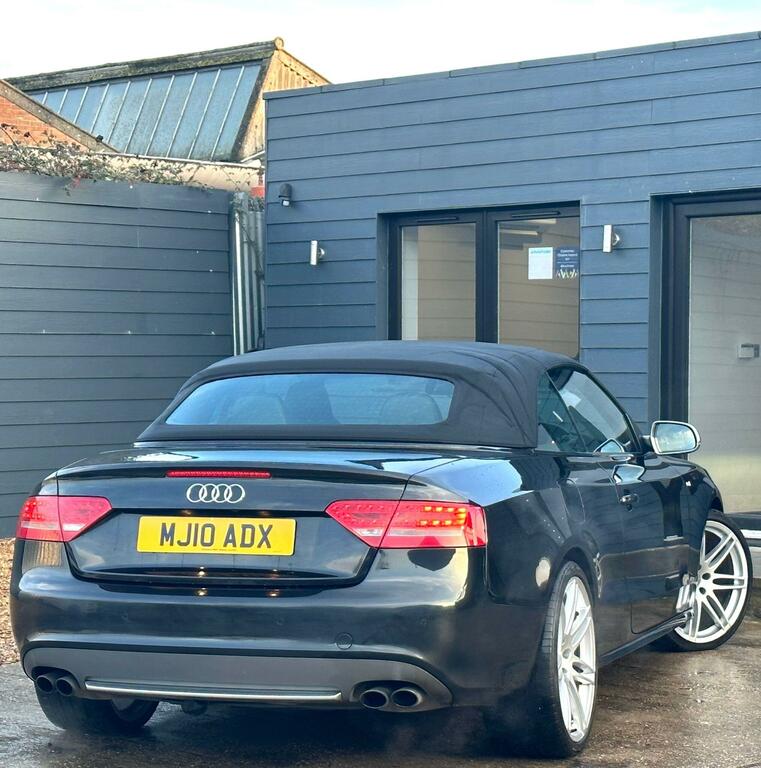 Audi S5 3.0 Tfsi V6 Cabriolet S Tronic Quattro Euro 5 Black #3