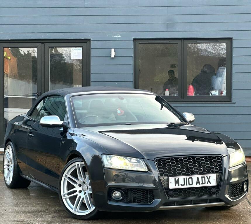 Audi S5 3.0 Tfsi V6 Cabriolet S Tronic Quattro Euro 5 Black #4
