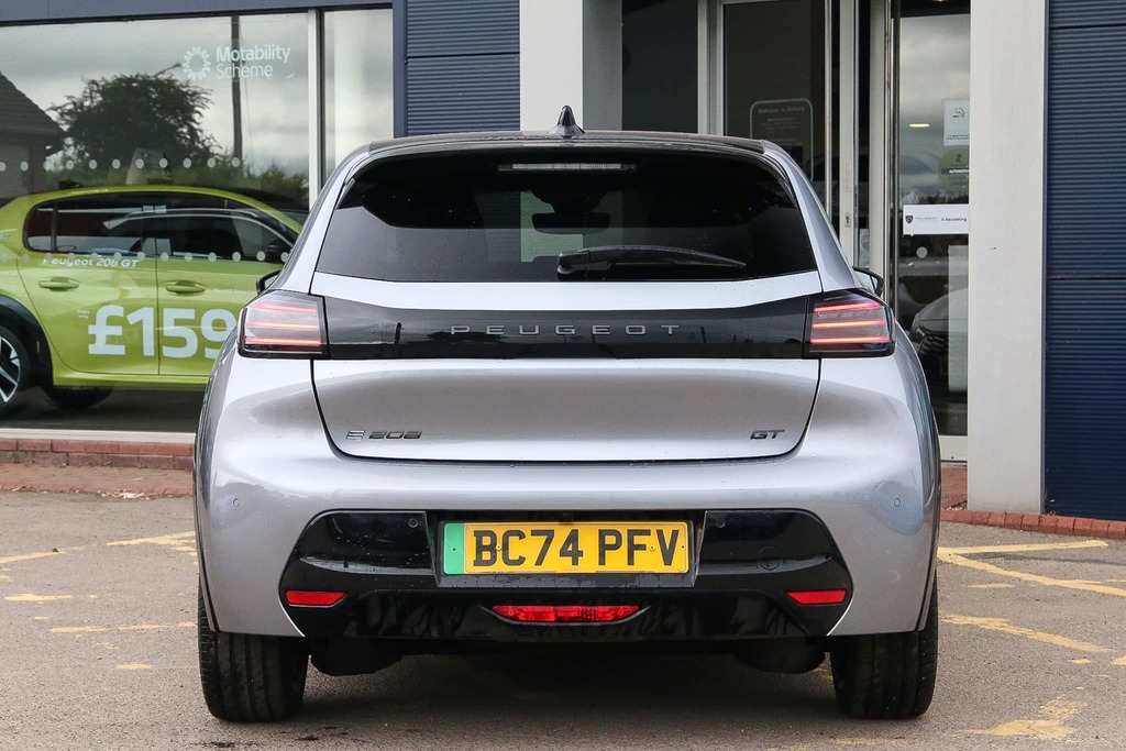 Peugeot e-208 51 Kwh 156 1-Speed BC74PFV Grey #4