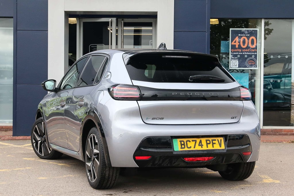 Peugeot e-208 51 Kwh 156 1-Speed BC74PFV Grey #2