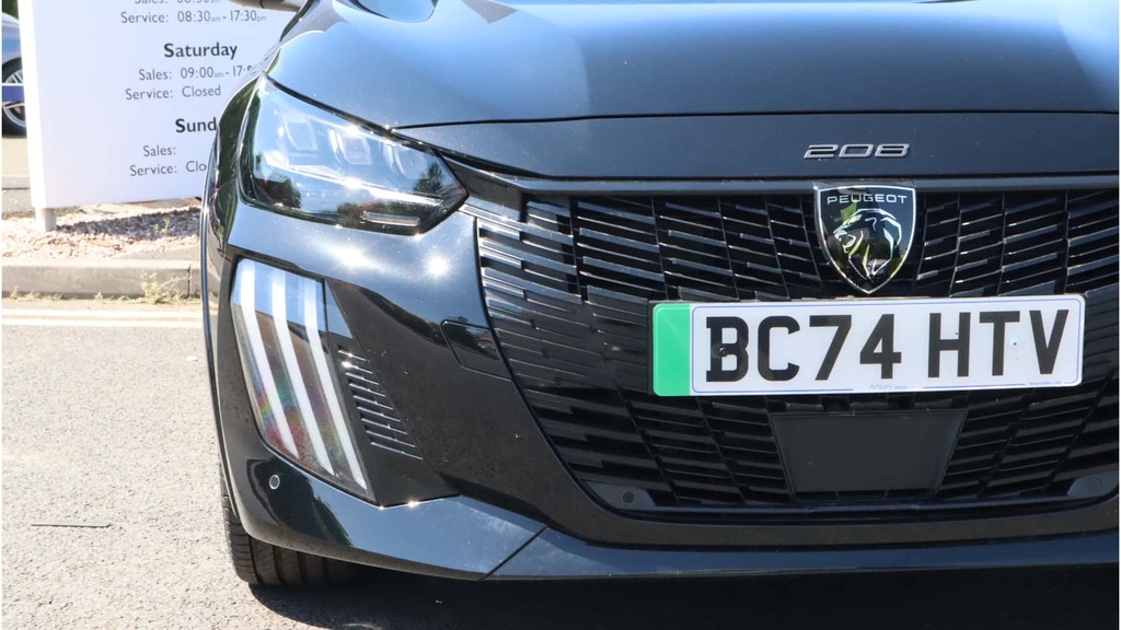 Peugeot e-208 51 Kwh 156 1-Speed BC74HTV Black #4