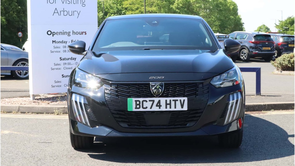Peugeot e-208 51 Kwh 156 1-Speed BC74HTV Black #3