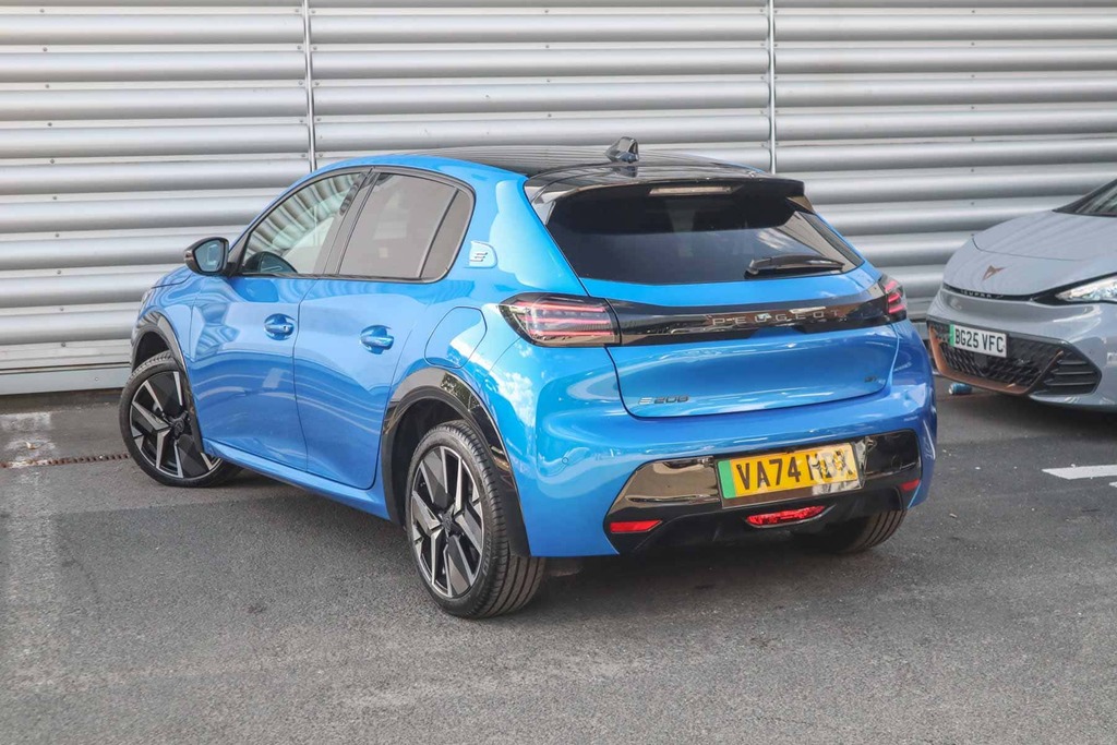 Peugeot e-208 51 Kwh 156 1-Speed VA74HBX Blue #2