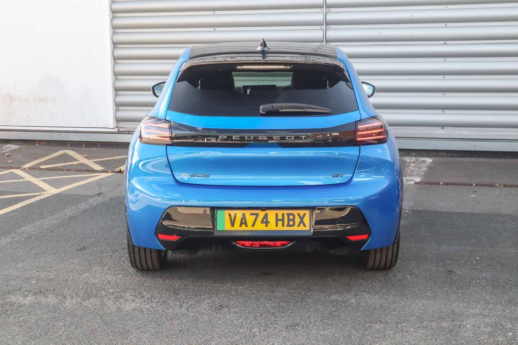 Peugeot e-208 51 Kwh 156 1-Speed VA74HBX Blue #4