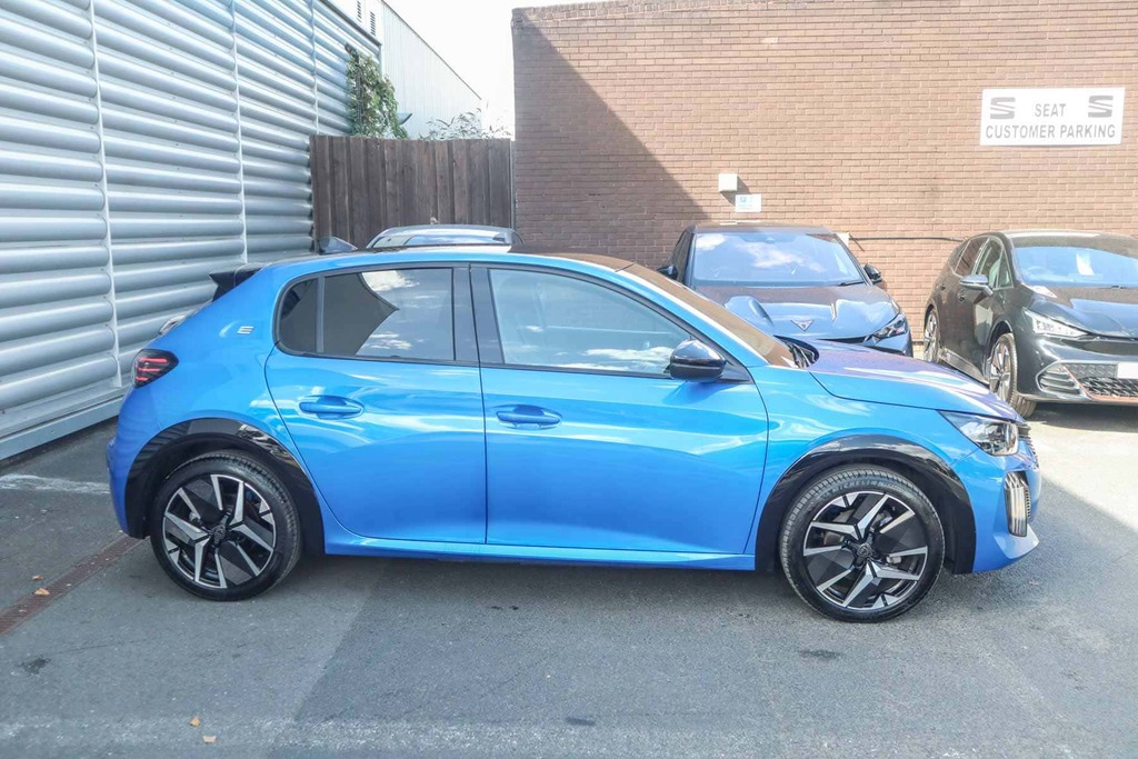 Peugeot e-208 51 Kwh 156 1-Speed VA74HBX Blue #5