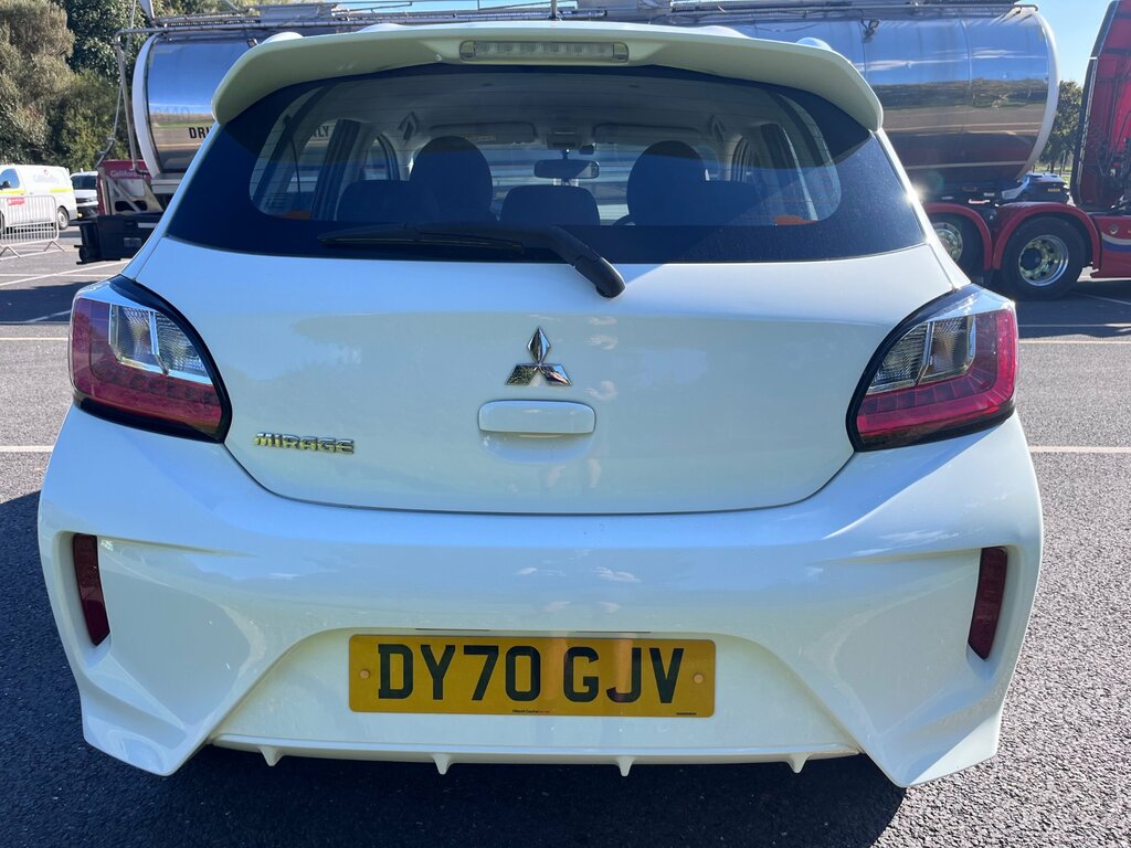 Mitsubishi Mirage 1.2 Verve Hatchback Euro 6 Ss DY70GJV White #4