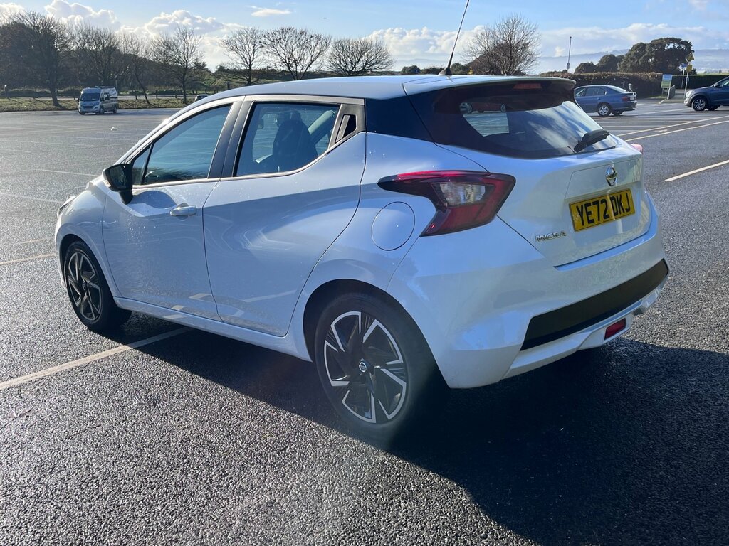 Nissan Micra 1.0 Ig-t Acenta Hatchback Euro 6 YE72DKJ White #5