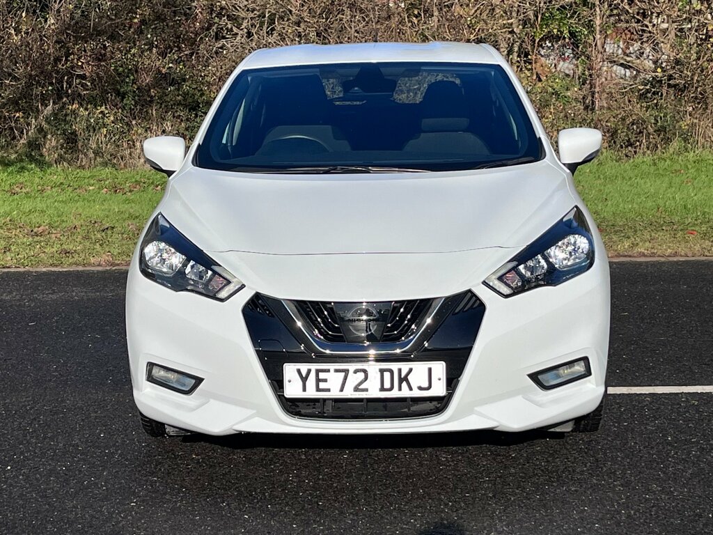 Nissan Micra 1.0 Ig-t Acenta Hatchback Euro 6 YE72DKJ White #2