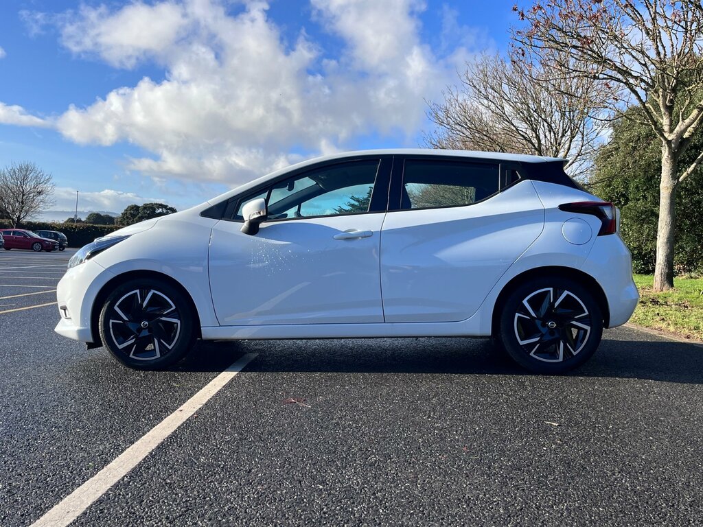 Nissan Micra 1.0 Ig-t Acenta Hatchback Euro 6 YE72DKJ White #4