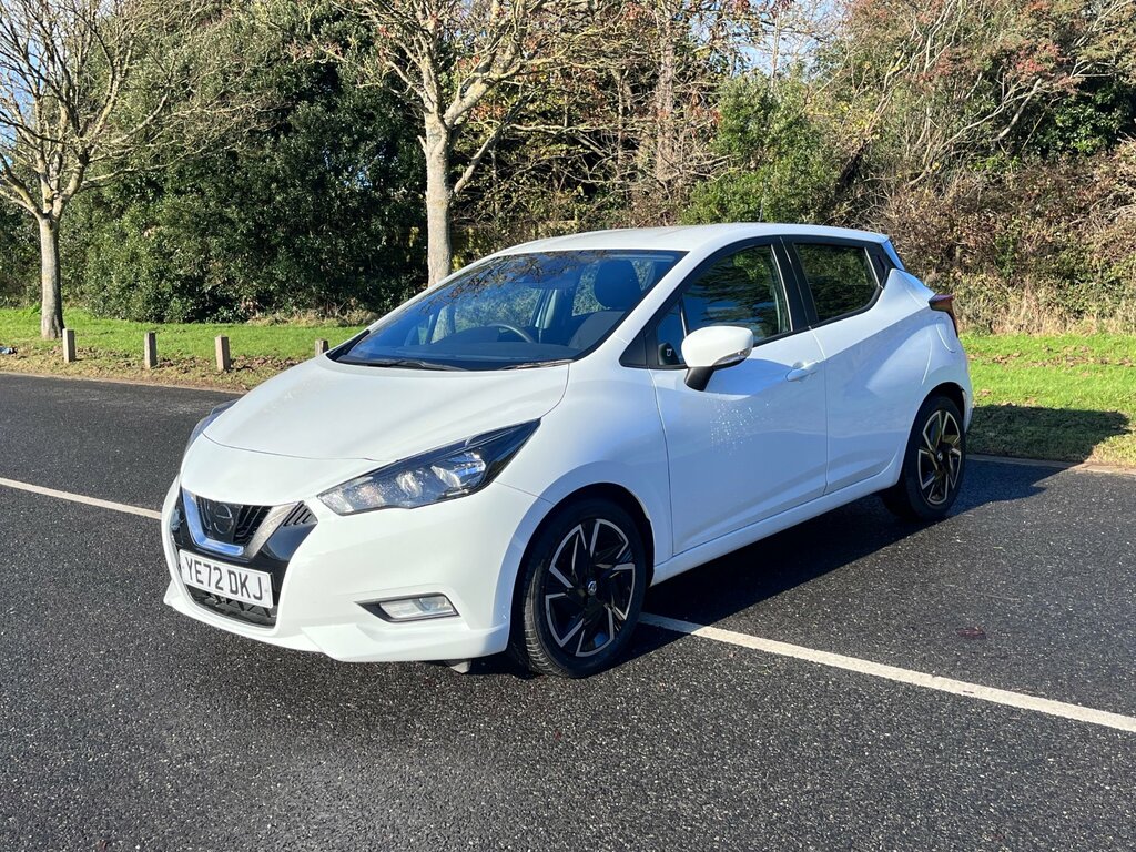 Nissan Micra 1.0 Ig-t Acenta Hatchback Euro 6 YE72DKJ White #3