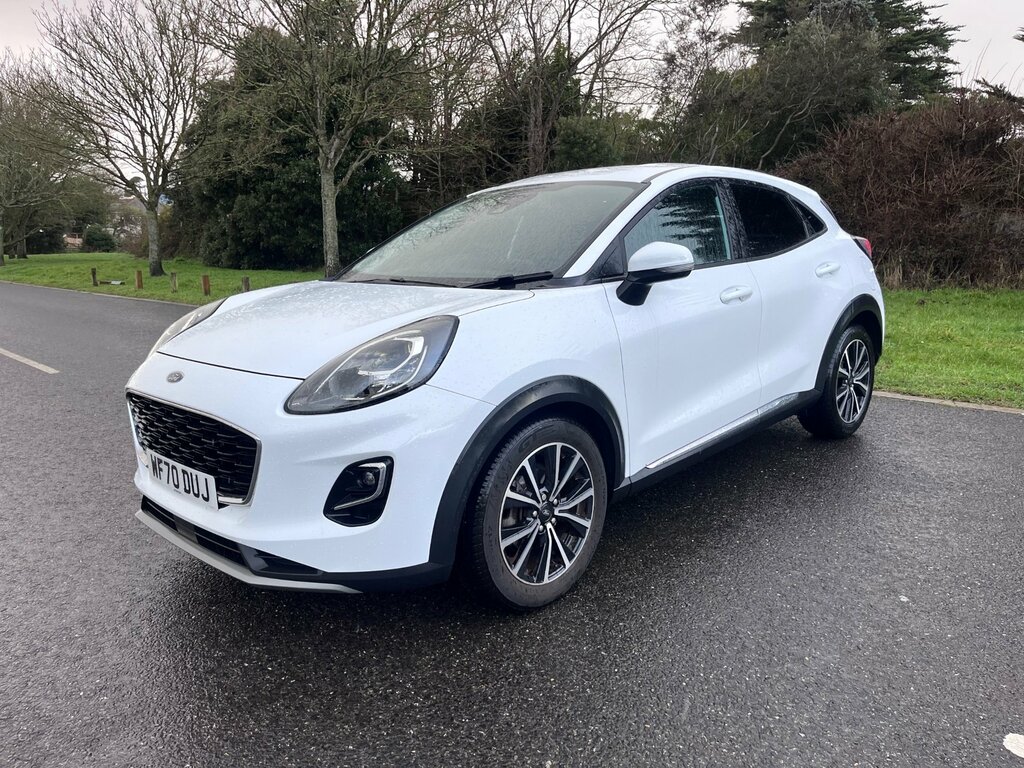 Ford Puma 1.0T Ecoboost Mhev Titanium Suv WF70DUJ White #3