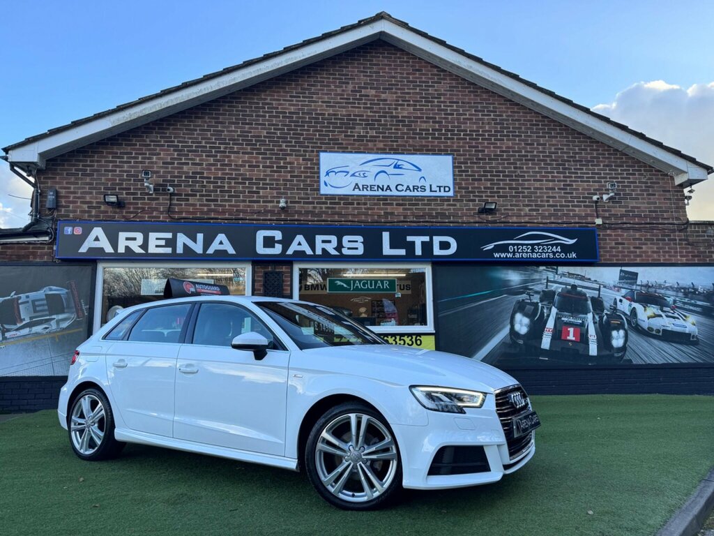 Audi A3 1.0 Tfsi 30 S Line Sportback S Tronic Euro 6 Ss RE68FKG White #5