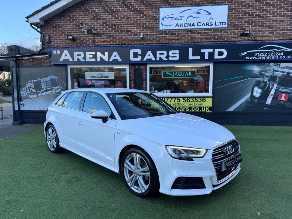 Audi A3 1.0 Tfsi 30 S Line Sportback S Tronic Euro 6 Ss White