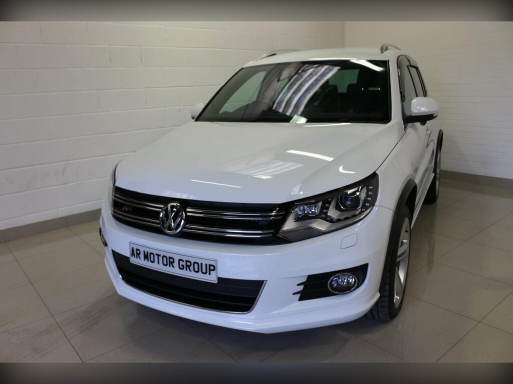Volkswagen Tiguan 2.0 Tsi R-line Dsg 4Wd Euro 5 Nav  White #4