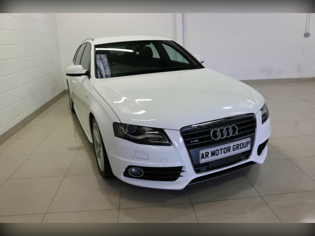 Audi A4 Avant 2.0 Tfsi S Line S Tronic Quattro Euro 5 White #2