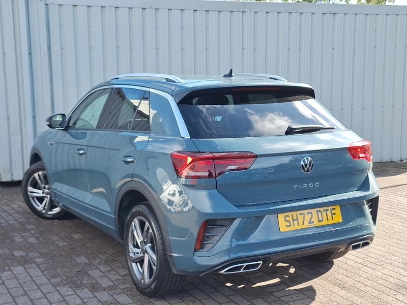 Volkswagen T-Roc 1.5 Tsi R-line SH72DTF Blue #2