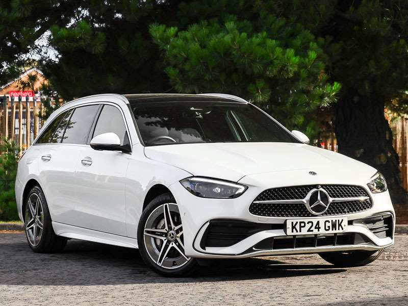 Mercedes-Benz C Class C300e Amg Line Premium Plus 9G-tronic White