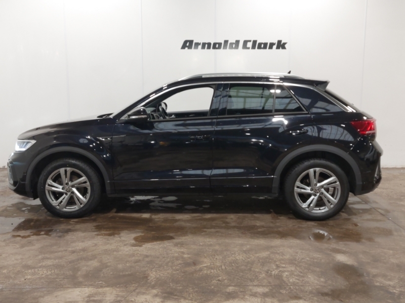 Volkswagen T-Roc 1.5 Tsi R-line SA72HVU Black #4