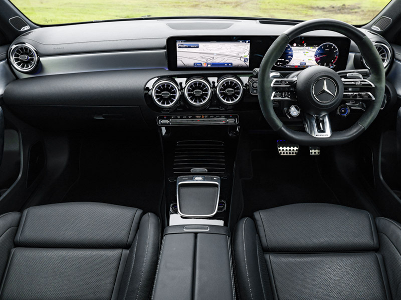 Mercedes-Benz A Class A45 S 4Matic Plus Black #3