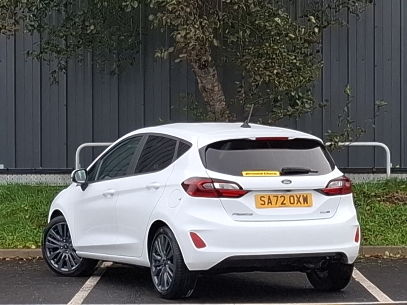 Ford Fiesta 1.0 Ecoboost Hbd Mhev 155 Titanium Vignale SA72OXW White #2