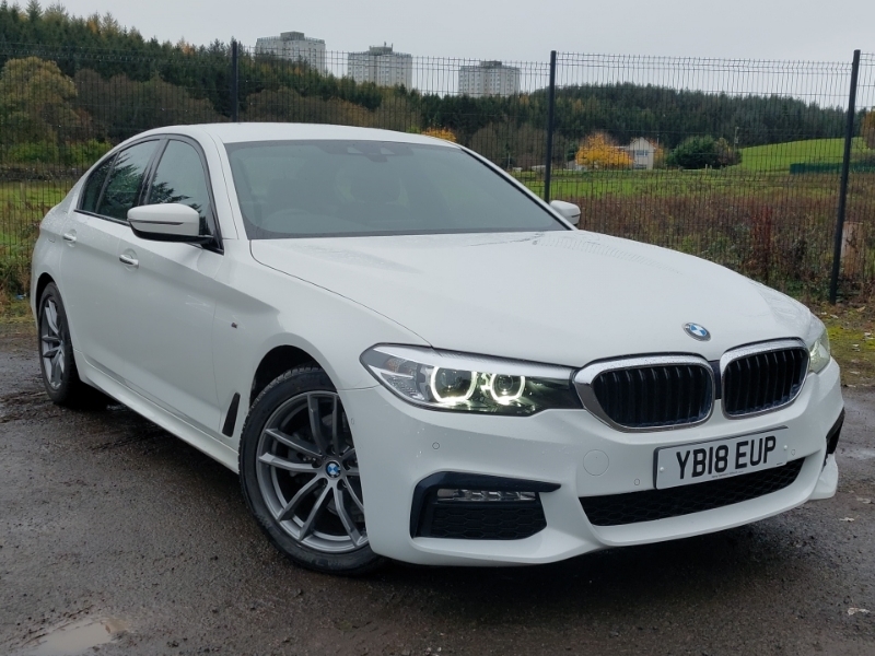 BMW 5 Series 520D Xdrive M Sport White