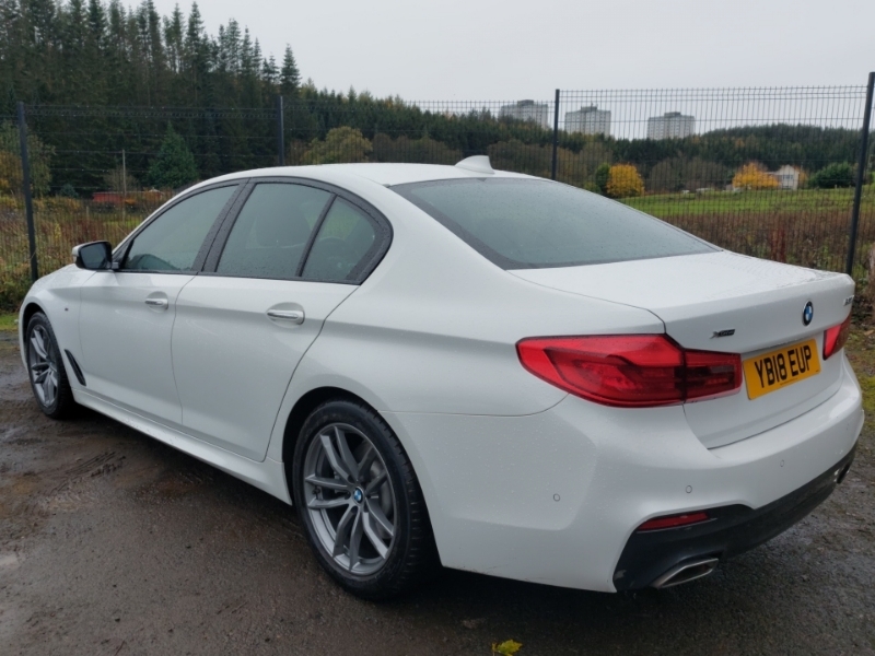 BMW 5 Series 520D Xdrive M Sport YB18EUP White #2