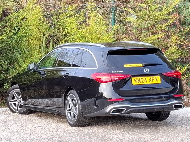 Mercedes-Benz C Class C220d Amg Line 9G-tronic Black #2