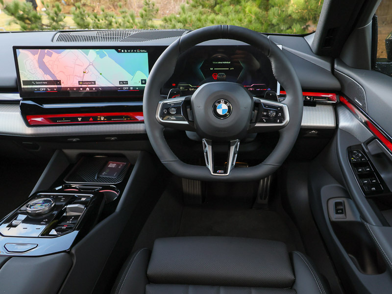 BMW 5 Series 520I M Sport Black #5