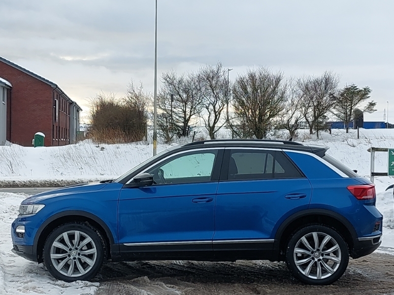 Volkswagen T-Roc 1.5 Tsi Evo Design SH69YXG Blue #4