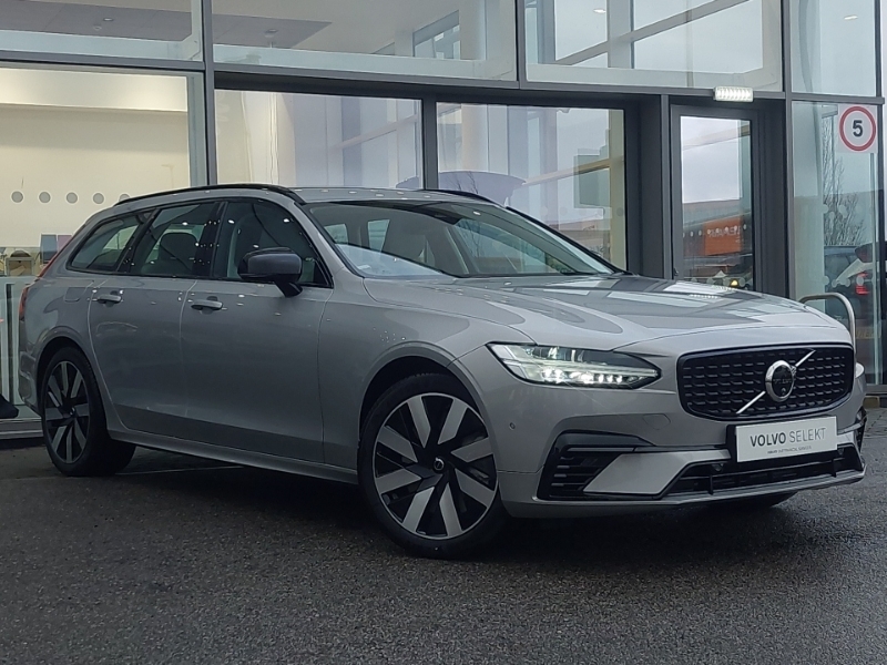 Volvo V90 2.0 T6 350 Phev Plus Dark Awd Silver