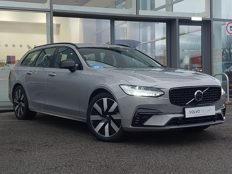 Volvo V90 2.0 T6 350 Phev Plus Dark Awd Silver