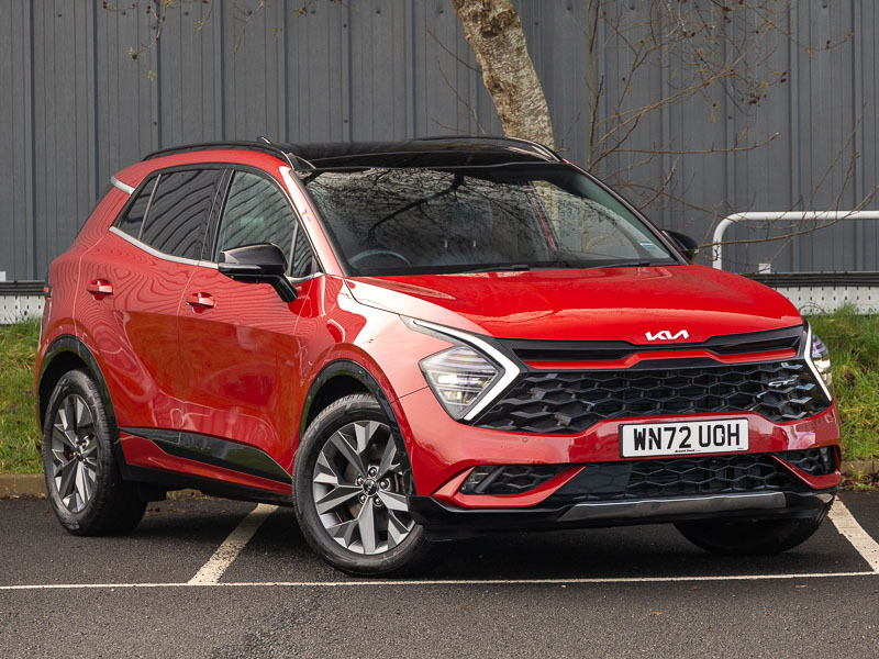 Kia Sportage 1.6T Gdi Hev Gt-line S Awd Red