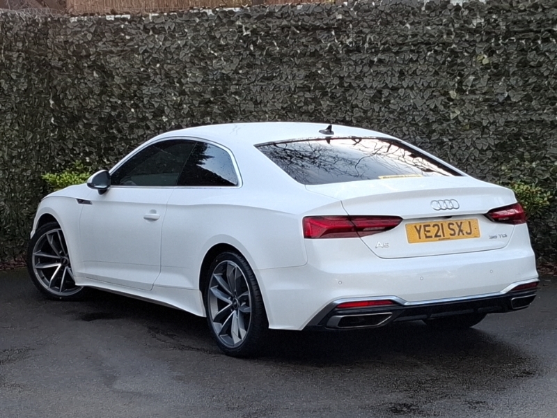 Audi A5 35 Tdi S Line S Tronic YE21SXJ White #2
