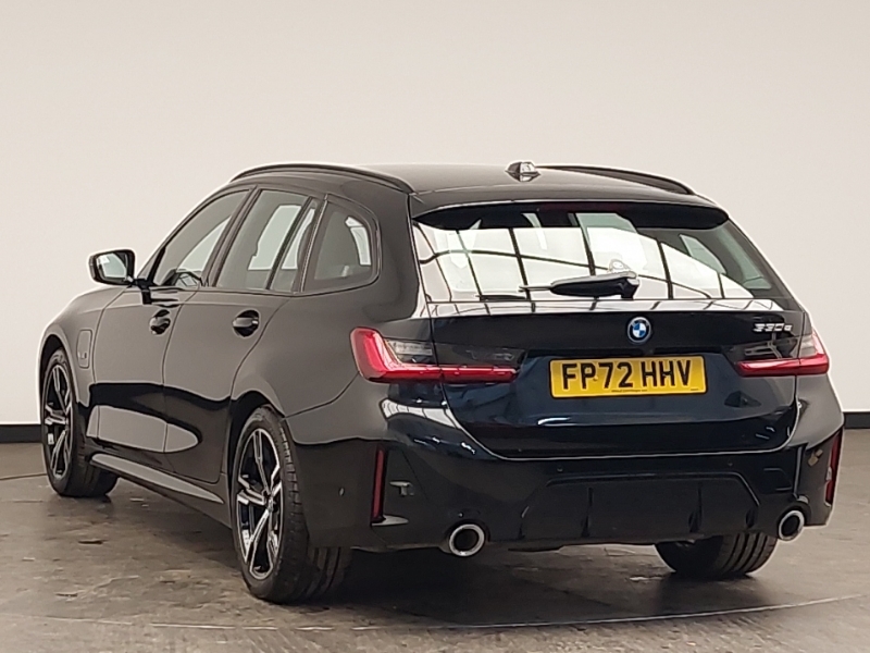 BMW 3 Series 330E M Sport Step FP72HHV Black #2