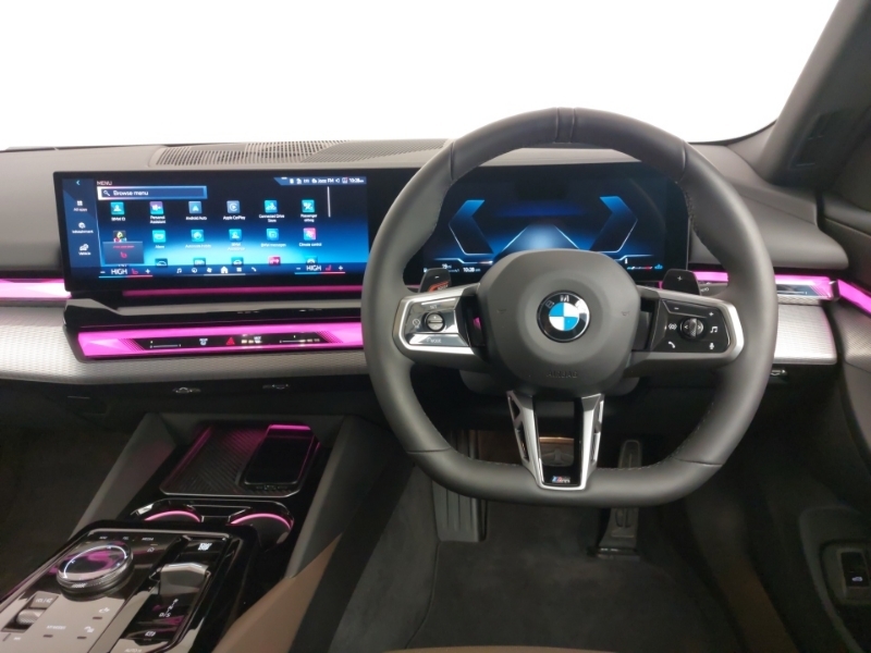 BMW 5 Series 520I M Sport White #5