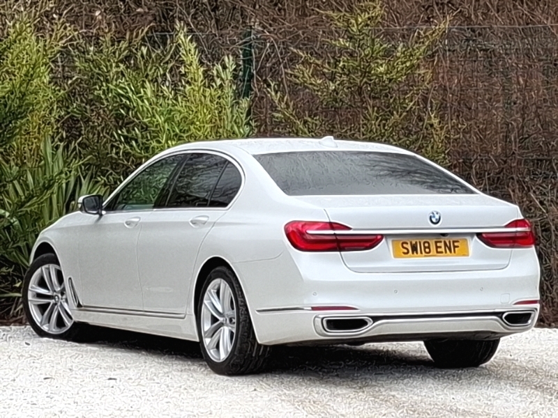 BMW 7 Series 730D Xdrive Exclusive SW18ENF White #2