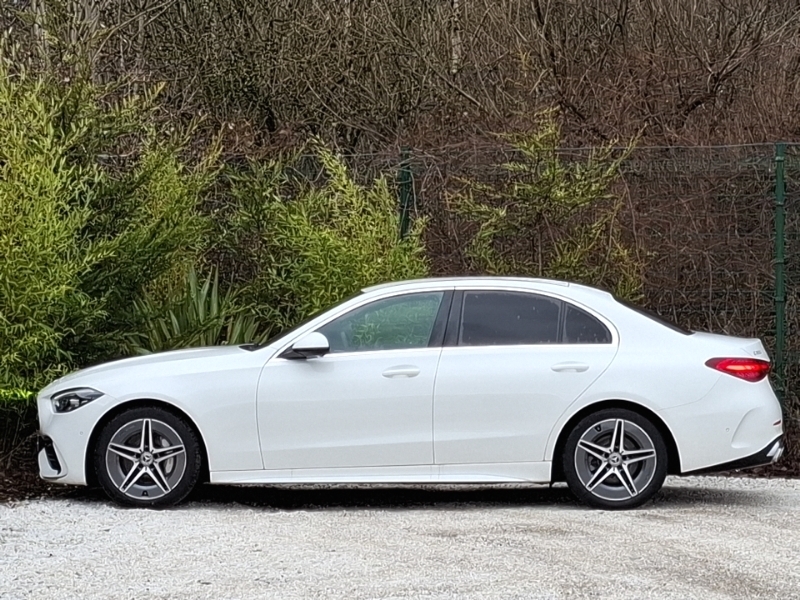 Mercedes-Benz C Class C200 Amg Line 9G-tronic KS25VUY White #4