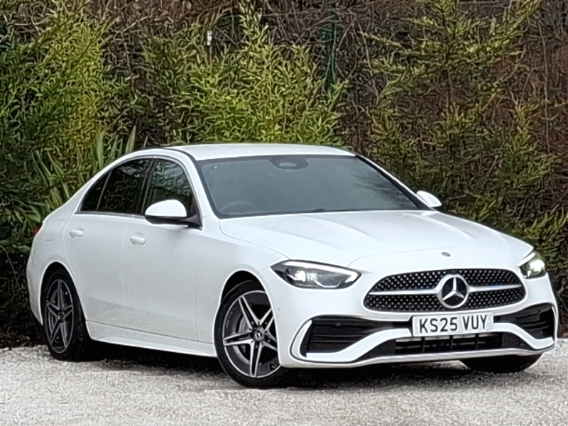 Mercedes-Benz C Class C200 Amg Line 9G-tronic White