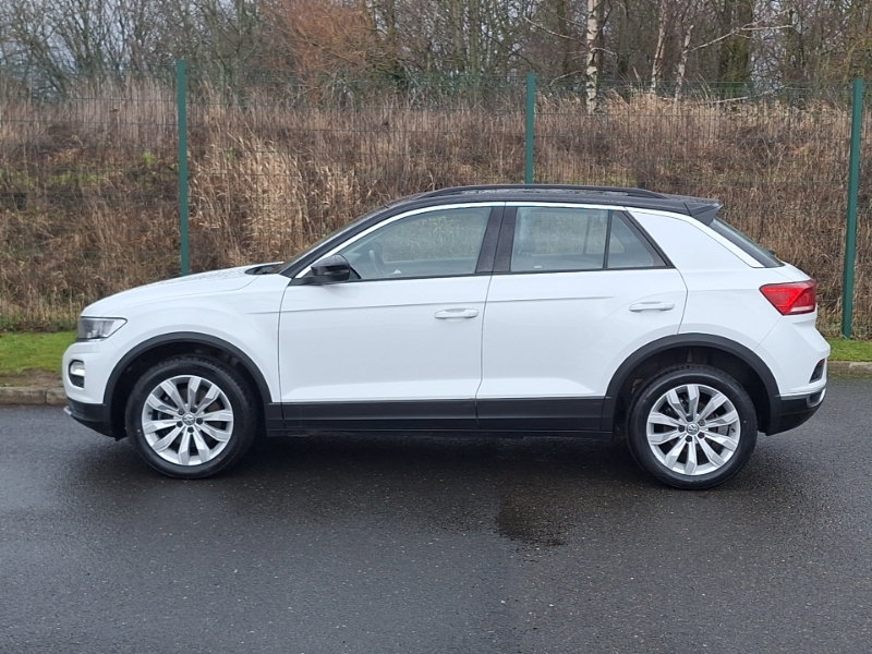 Volkswagen T-Roc 1.5 Tsi Evo Se SA18UEB White #4