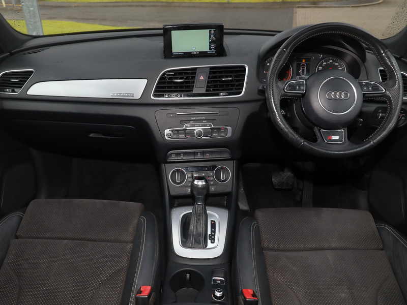 Audi Q3 2.0 Tdi 184 Quattro S Line Plus S Tronic SB66YHG Black #4