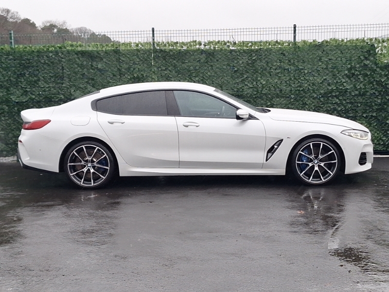 BMW 8 Series 840I M Sport White #3