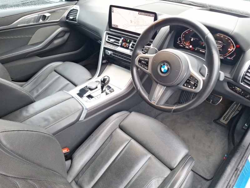 BMW 8 Series 840I M Sport White #6
